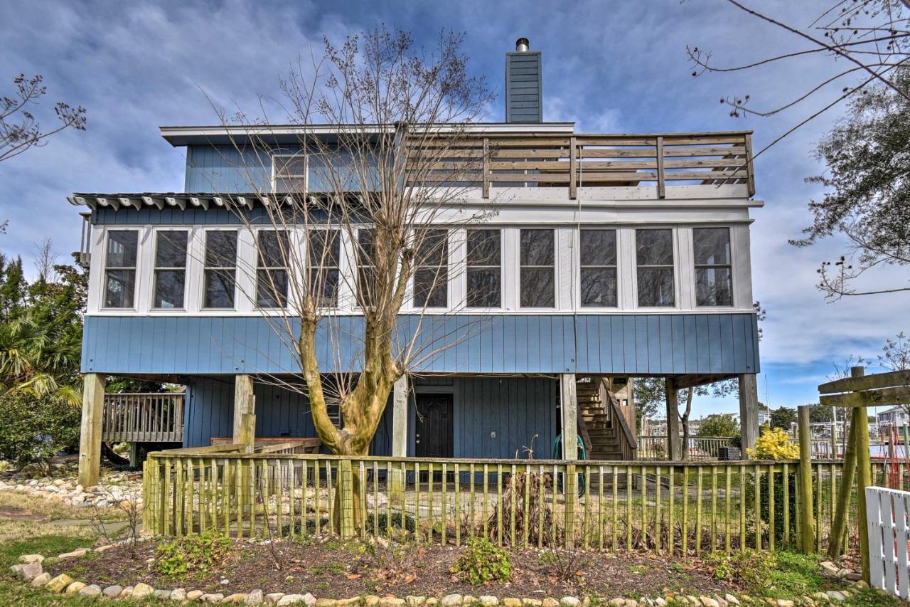 High-End Canalfront Paradise With Dock And Kayaks! Kill Devil Hills Exterior foto